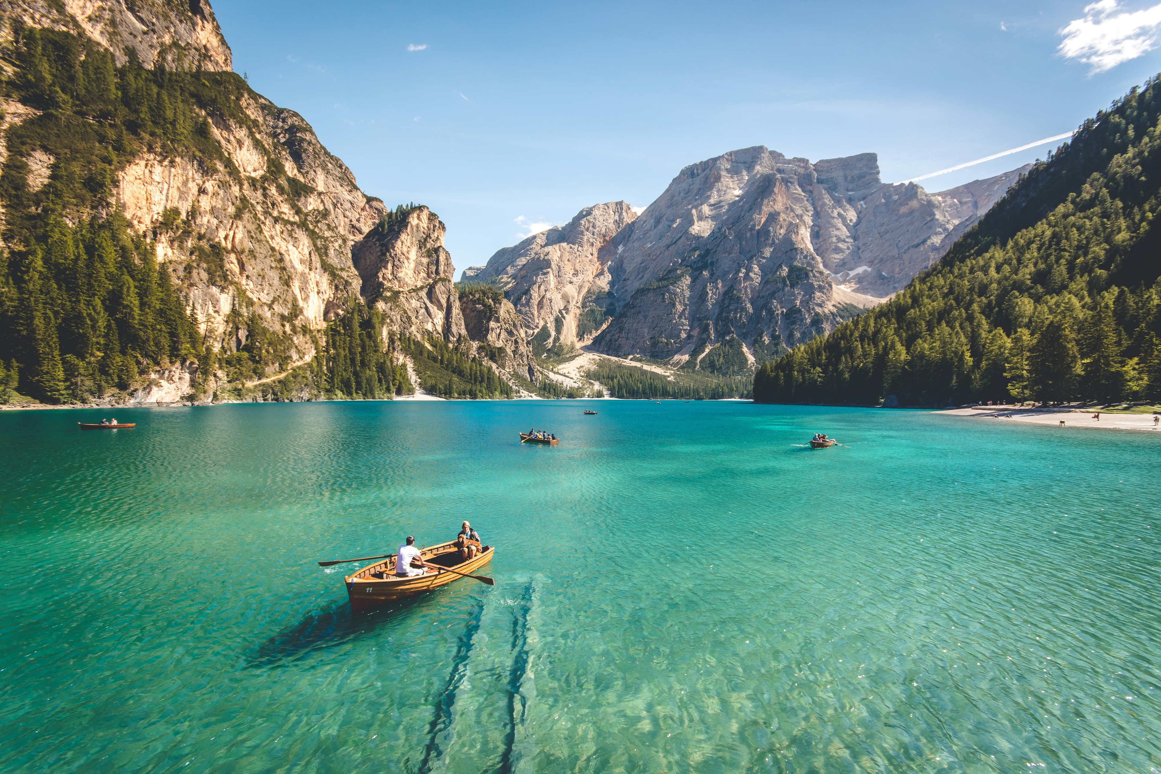 A mountain lake at sunrise, the kind of place you travel for